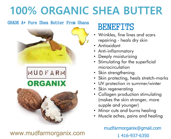 100% Organic Shea Butter Benefits